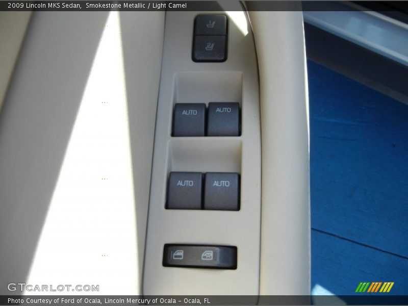 Smokestone Metallic / Light Camel 2009 Lincoln MKS Sedan