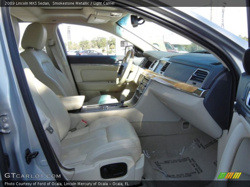 Smokestone Metallic / Light Camel 2009 Lincoln MKS Sedan