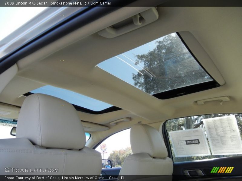 Smokestone Metallic / Light Camel 2009 Lincoln MKS Sedan