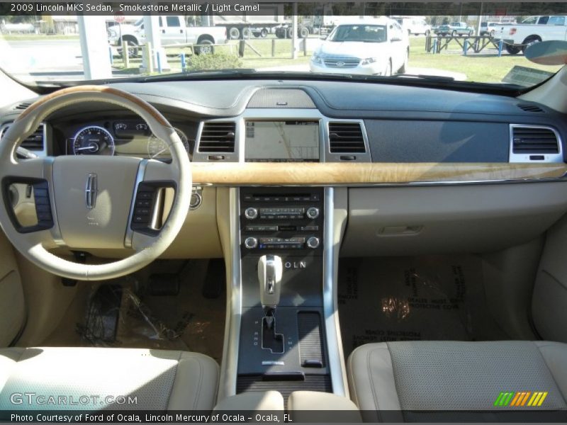 Smokestone Metallic / Light Camel 2009 Lincoln MKS Sedan