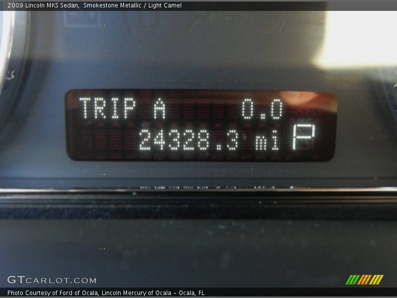 Smokestone Metallic / Light Camel 2009 Lincoln MKS Sedan