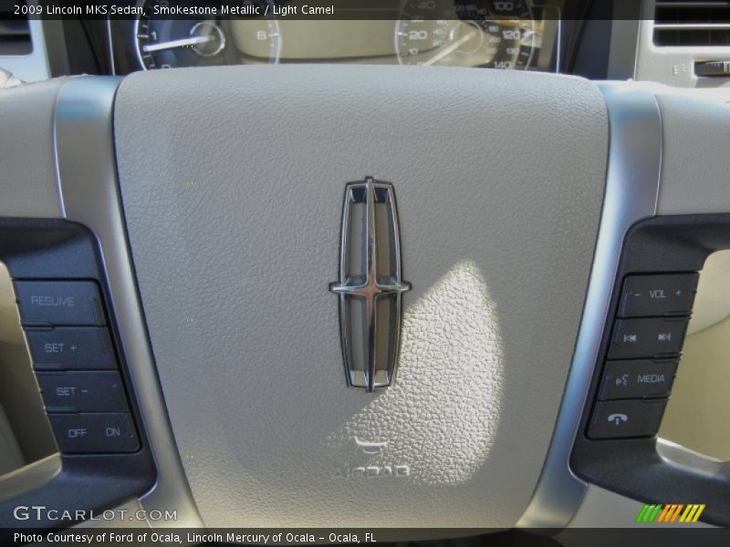 Smokestone Metallic / Light Camel 2009 Lincoln MKS Sedan