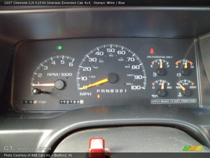  1997 C/K K1500 Silverado Extended Cab 4x4 K1500 Silverado Extended Cab 4x4 Gauges