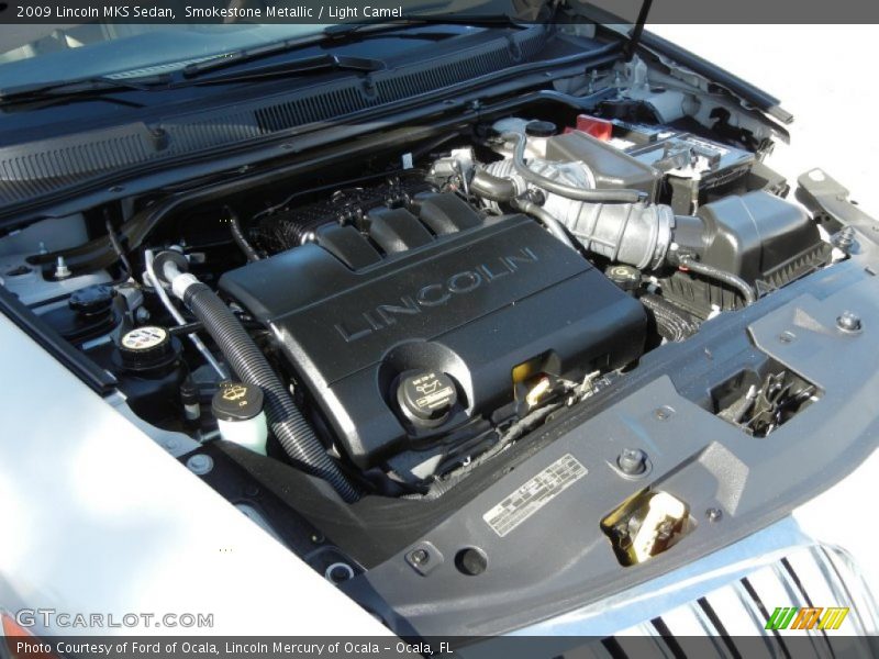 Smokestone Metallic / Light Camel 2009 Lincoln MKS Sedan