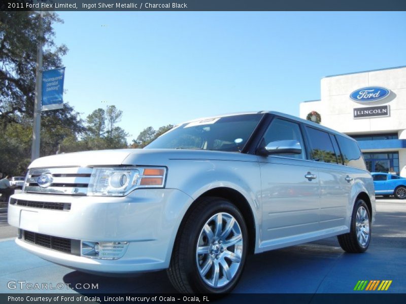 Ingot Silver Metallic / Charcoal Black 2011 Ford Flex Limited