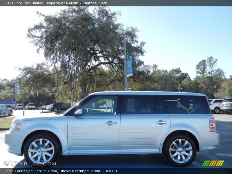 Ingot Silver Metallic / Charcoal Black 2011 Ford Flex Limited