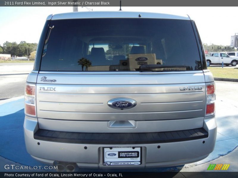 Ingot Silver Metallic / Charcoal Black 2011 Ford Flex Limited