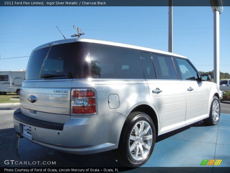 Ingot Silver Metallic / Charcoal Black 2011 Ford Flex Limited