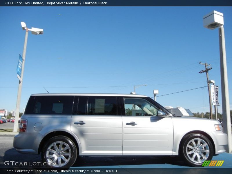 Ingot Silver Metallic / Charcoal Black 2011 Ford Flex Limited