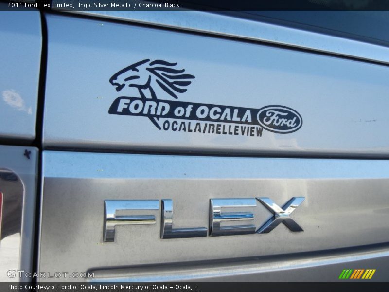 Ingot Silver Metallic / Charcoal Black 2011 Ford Flex Limited
