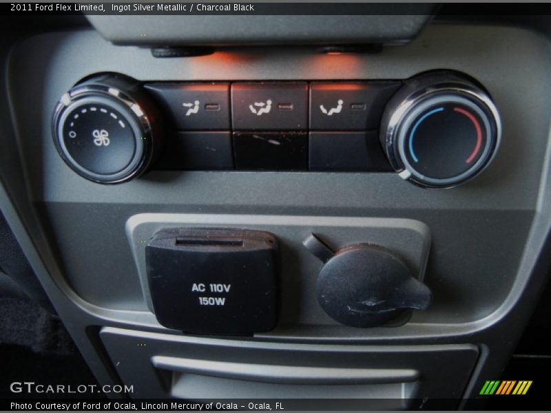 Ingot Silver Metallic / Charcoal Black 2011 Ford Flex Limited