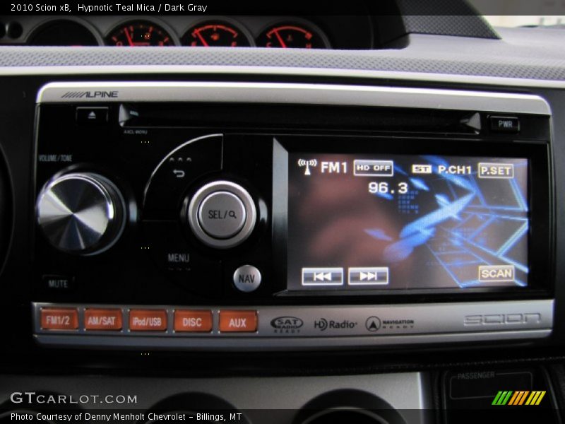 Hypnotic Teal Mica / Dark Gray 2010 Scion xB