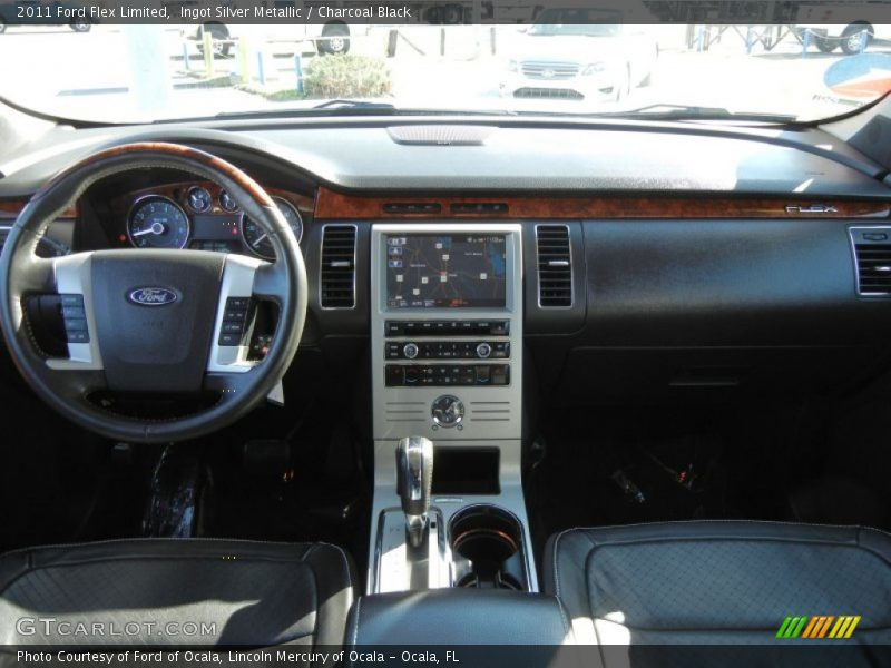 Ingot Silver Metallic / Charcoal Black 2011 Ford Flex Limited