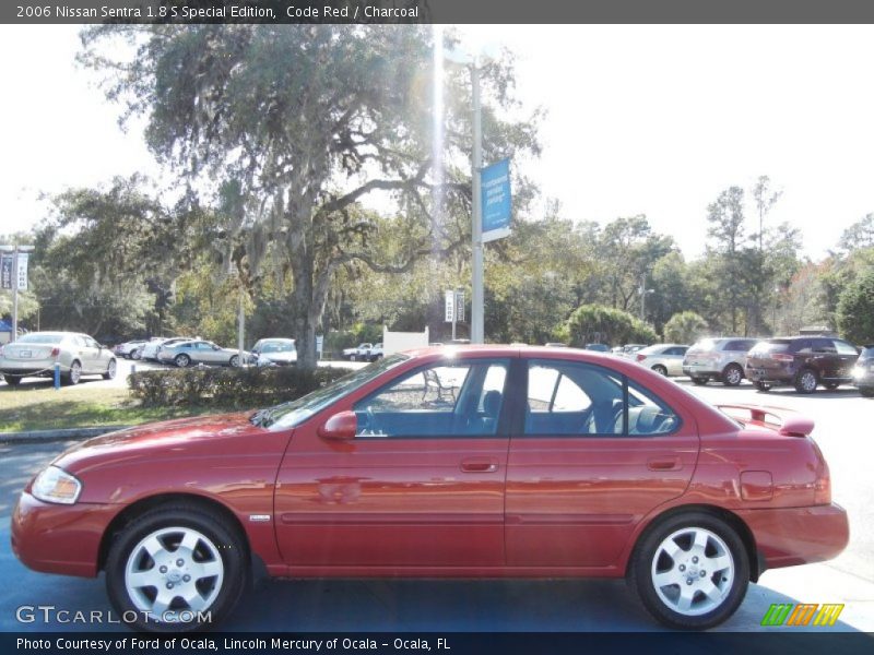 Code Red / Charcoal 2006 Nissan Sentra 1.8 S Special Edition