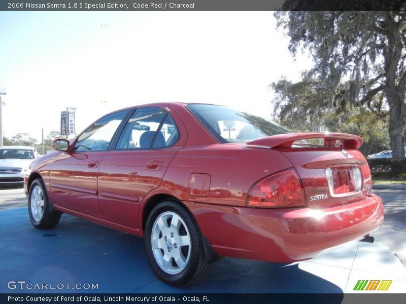 Code Red / Charcoal 2006 Nissan Sentra 1.8 S Special Edition