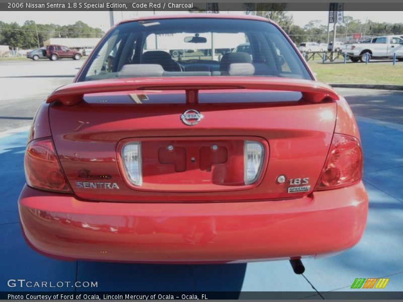 Code Red / Charcoal 2006 Nissan Sentra 1.8 S Special Edition