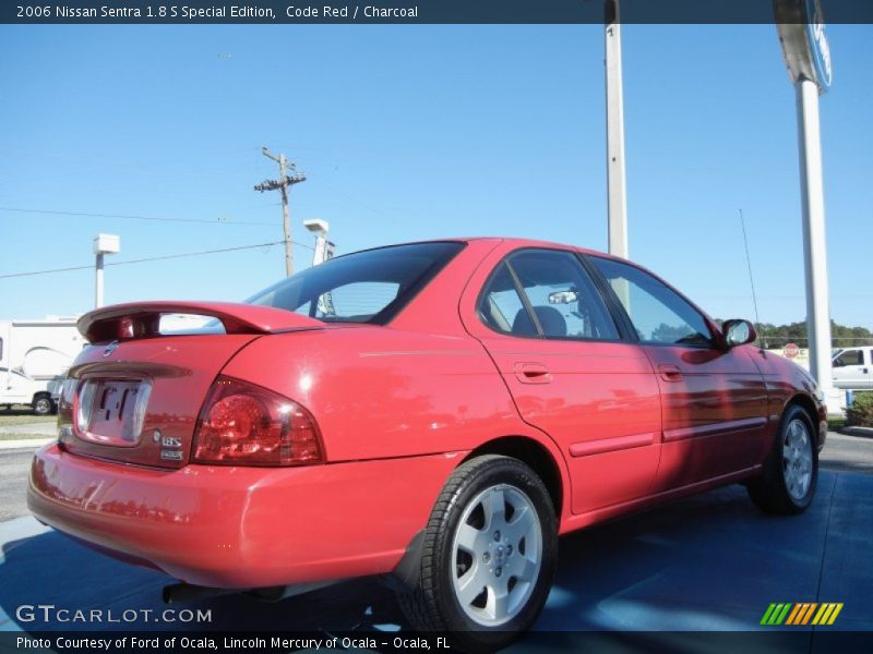 Code Red / Charcoal 2006 Nissan Sentra 1.8 S Special Edition