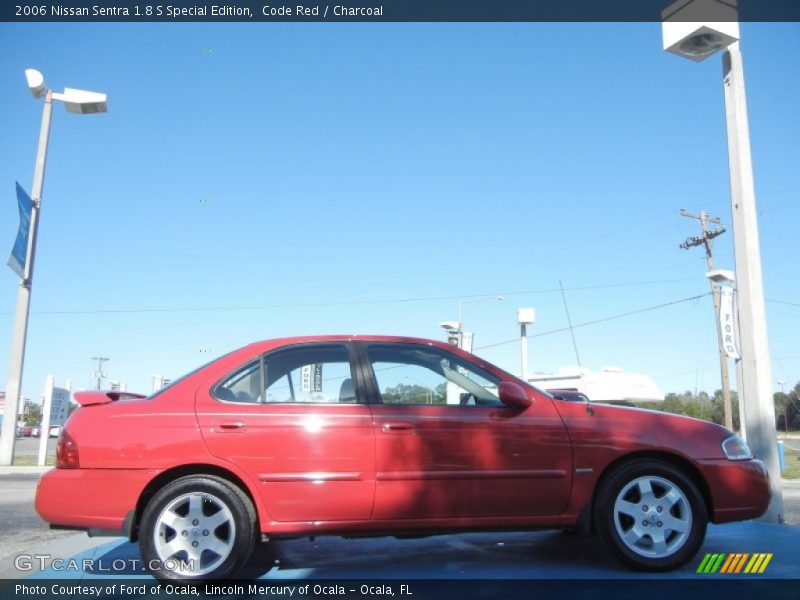 Code Red / Charcoal 2006 Nissan Sentra 1.8 S Special Edition