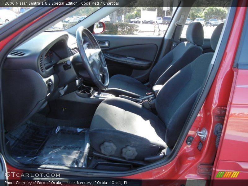 Code Red / Charcoal 2006 Nissan Sentra 1.8 S Special Edition