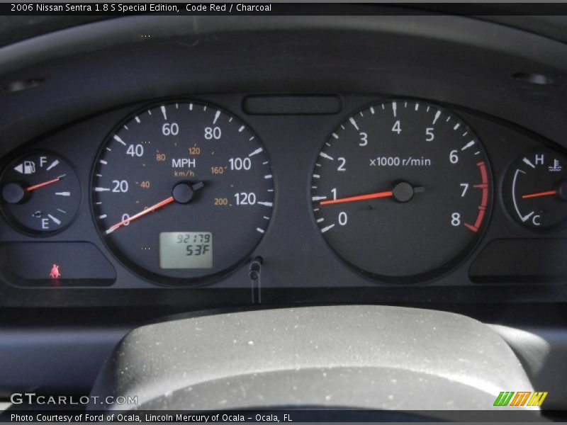Code Red / Charcoal 2006 Nissan Sentra 1.8 S Special Edition