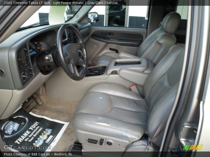 Light Pewter Metallic / Gray/Dark Charcoal 2003 Chevrolet Tahoe LT 4x4