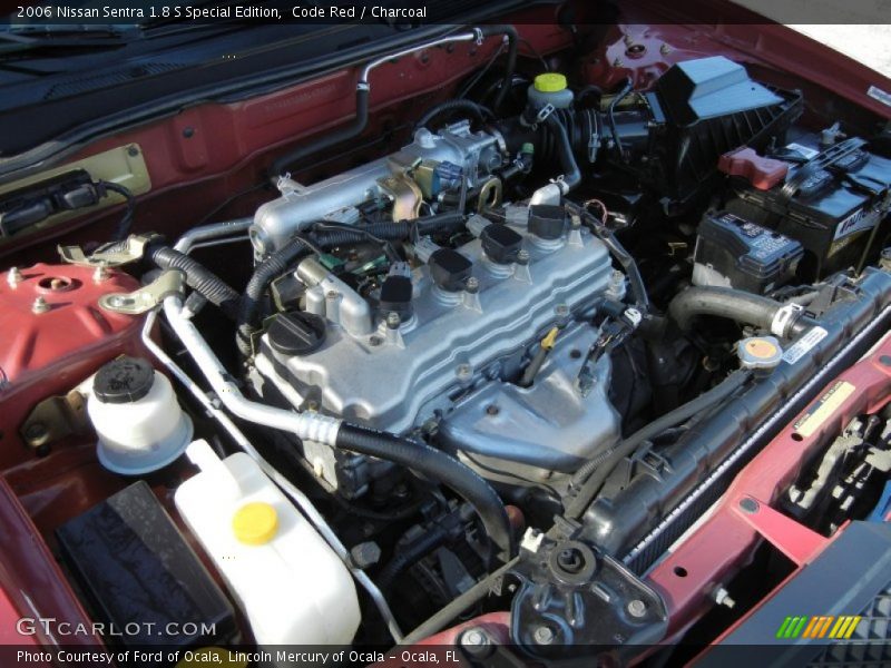 Code Red / Charcoal 2006 Nissan Sentra 1.8 S Special Edition
