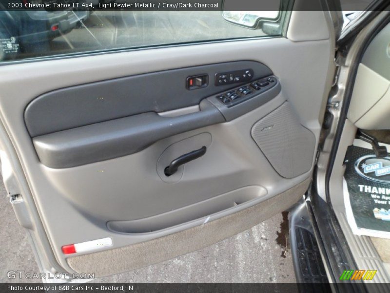 Light Pewter Metallic / Gray/Dark Charcoal 2003 Chevrolet Tahoe LT 4x4