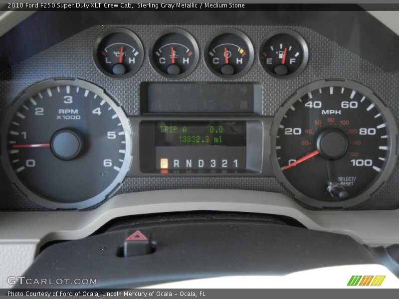  2010 F250 Super Duty XLT Crew Cab XLT Crew Cab Gauges
