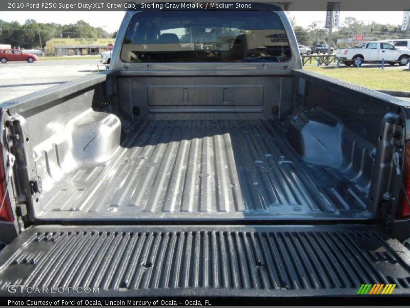 Sterling Gray Metallic / Medium Stone 2010 Ford F250 Super Duty XLT Crew Cab