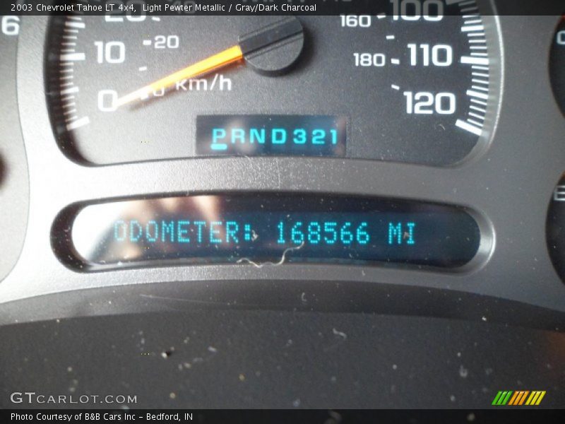 Light Pewter Metallic / Gray/Dark Charcoal 2003 Chevrolet Tahoe LT 4x4