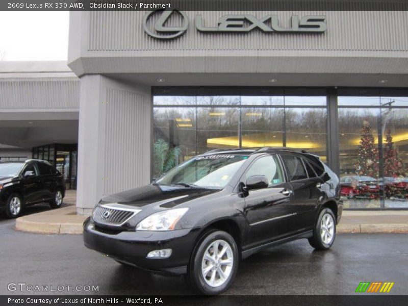 Obsidian Black / Parchment 2009 Lexus RX 350 AWD