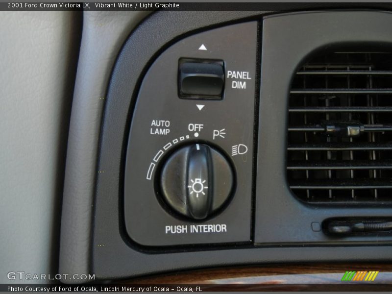 Controls of 2001 Crown Victoria LX