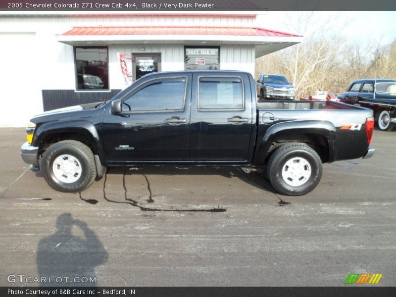 Black / Very Dark Pewter 2005 Chevrolet Colorado Z71 Crew Cab 4x4