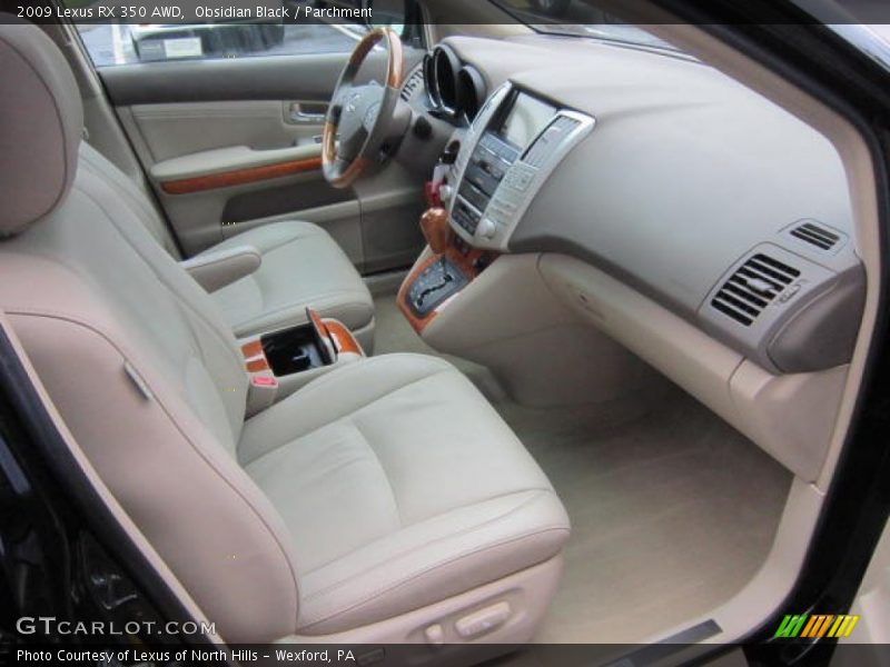 Obsidian Black / Parchment 2009 Lexus RX 350 AWD