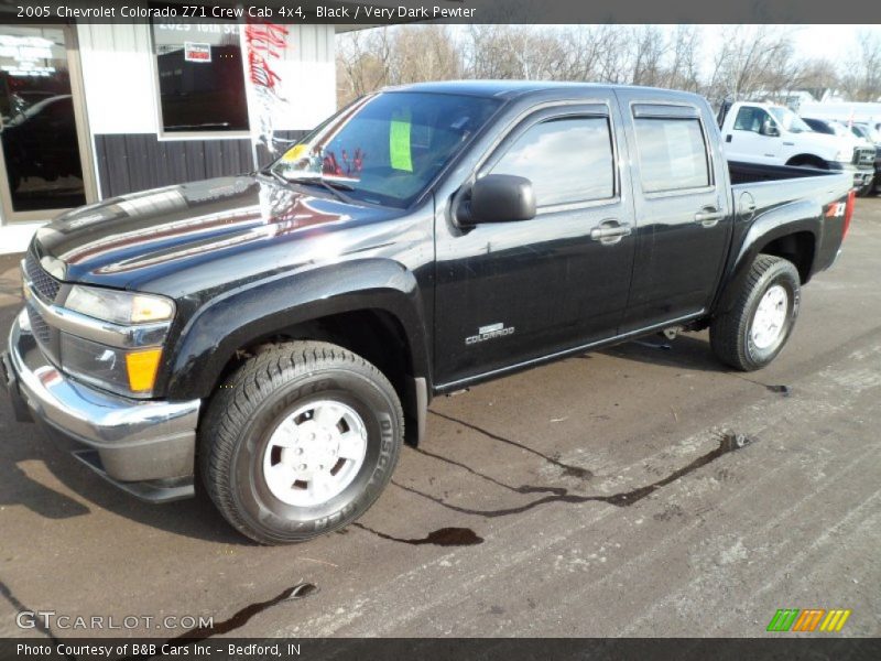 Black / Very Dark Pewter 2005 Chevrolet Colorado Z71 Crew Cab 4x4