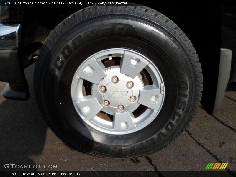 Black / Very Dark Pewter 2005 Chevrolet Colorado Z71 Crew Cab 4x4