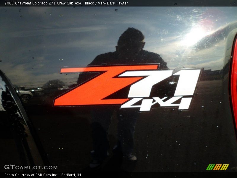 Black / Very Dark Pewter 2005 Chevrolet Colorado Z71 Crew Cab 4x4