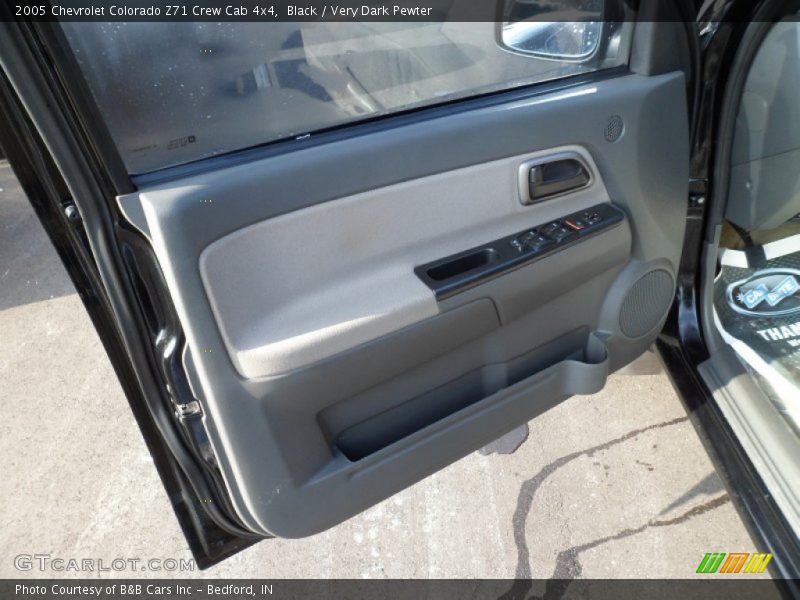 Black / Very Dark Pewter 2005 Chevrolet Colorado Z71 Crew Cab 4x4