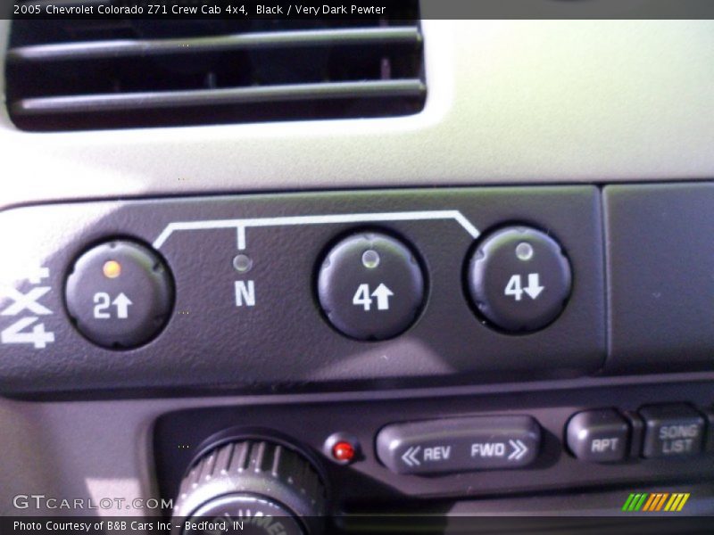 Black / Very Dark Pewter 2005 Chevrolet Colorado Z71 Crew Cab 4x4