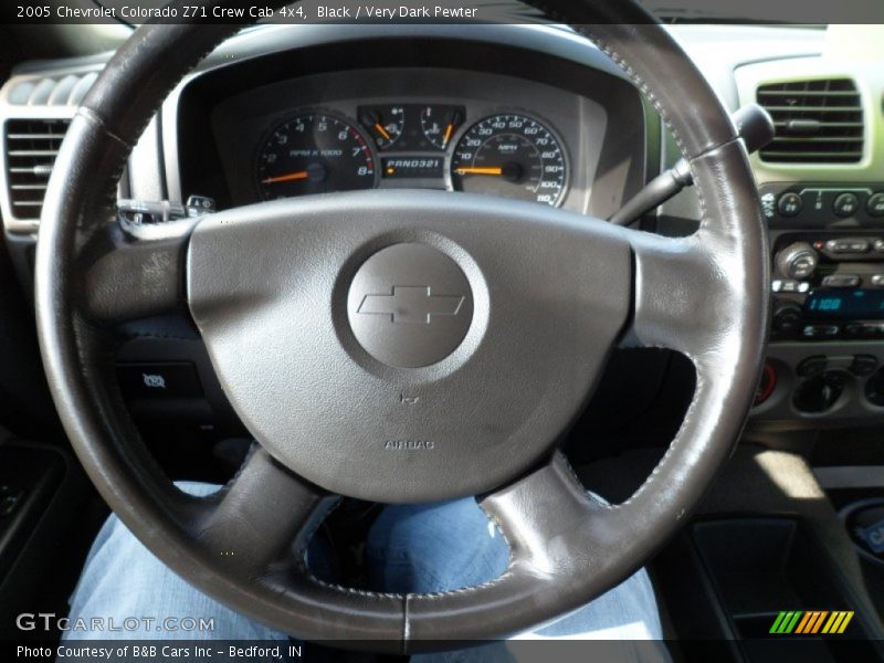 Black / Very Dark Pewter 2005 Chevrolet Colorado Z71 Crew Cab 4x4