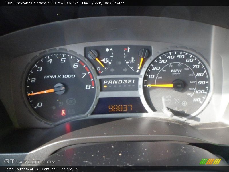 Black / Very Dark Pewter 2005 Chevrolet Colorado Z71 Crew Cab 4x4