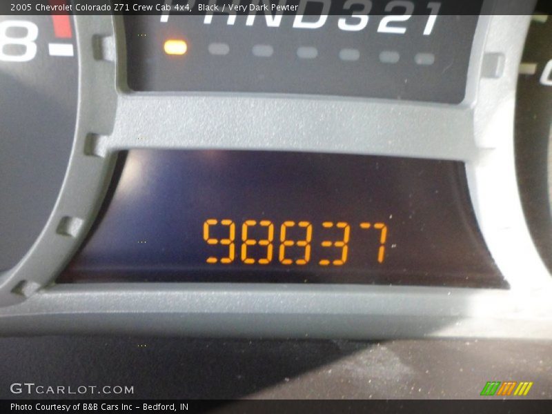 Black / Very Dark Pewter 2005 Chevrolet Colorado Z71 Crew Cab 4x4