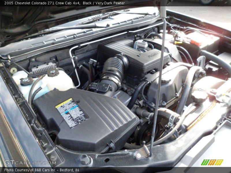 Black / Very Dark Pewter 2005 Chevrolet Colorado Z71 Crew Cab 4x4