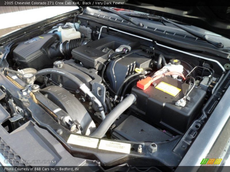 Black / Very Dark Pewter 2005 Chevrolet Colorado Z71 Crew Cab 4x4