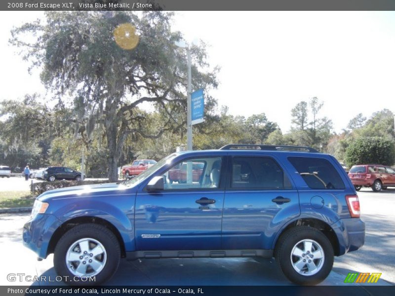 Vista Blue Metallic / Stone 2008 Ford Escape XLT