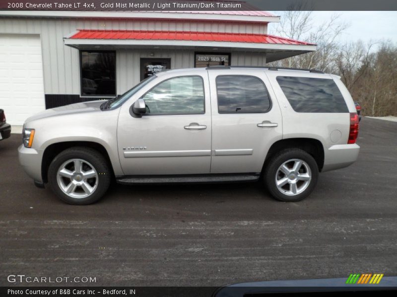 Gold Mist Metallic / Light Titanium/Dark Titanium 2008 Chevrolet Tahoe LT 4x4