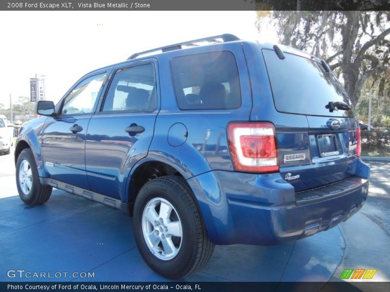 Vista Blue Metallic / Stone 2008 Ford Escape XLT