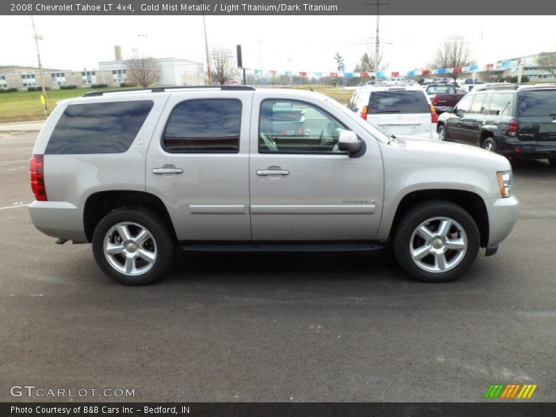 Gold Mist Metallic / Light Titanium/Dark Titanium 2008 Chevrolet Tahoe LT 4x4
