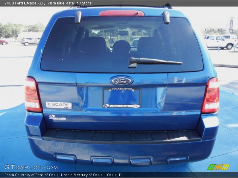 Vista Blue Metallic / Stone 2008 Ford Escape XLT