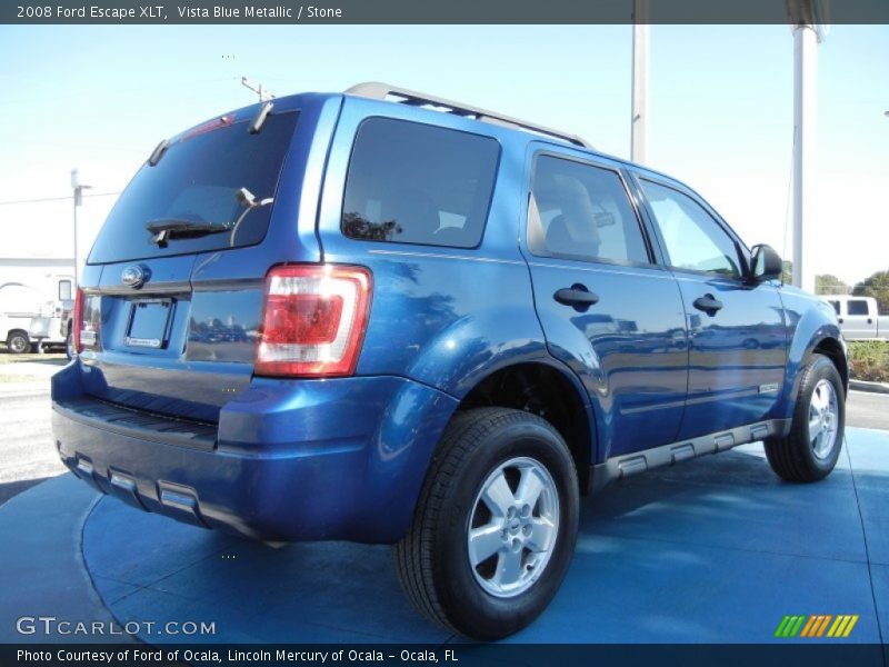 Vista Blue Metallic / Stone 2008 Ford Escape XLT